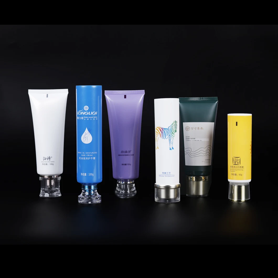 Custom PCR Plastic Empty Hand Cream Lotion Squeeze Tubes Plastic Bottle Cosmetic Tube