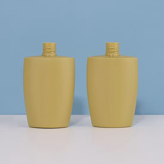 Bouteille en plastique PE 30 ml Crème d'isolement Crème solaire Bouteille Crème pour les mains Lotion Bb Crème Fond de teint Bouteille plate