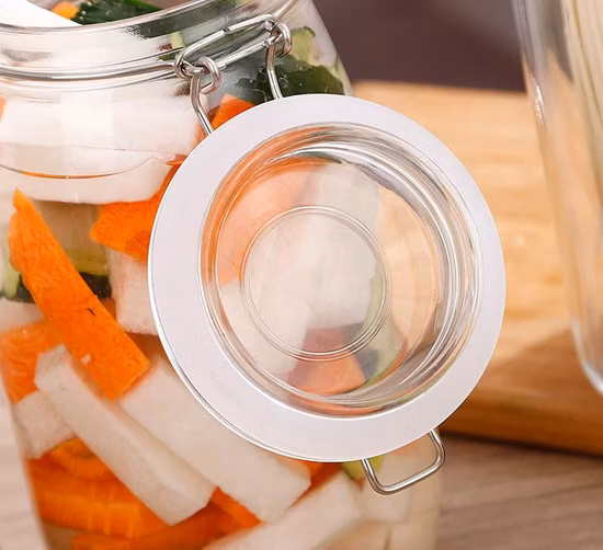 Pot de miel de grande capacité Pot de confiture Pot de stockage des aliments Bouteille en verre Conteneur de nourriture Pot en verre